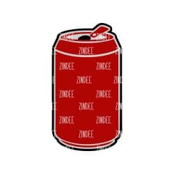 Soda Can – Acrylic Badge Reel Blank (2") No Hole | Optional Sticker or UV DTF