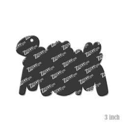 Alternative view of Softball Mom Acrylic Blank- Sticker- UV DTF (3 inch)