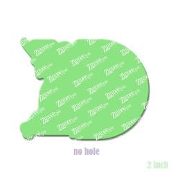 Alternative view of Baseball Tag – Acrylic Badge Reel Blank (2") No Hole | Optional Sticker or UV DTF
