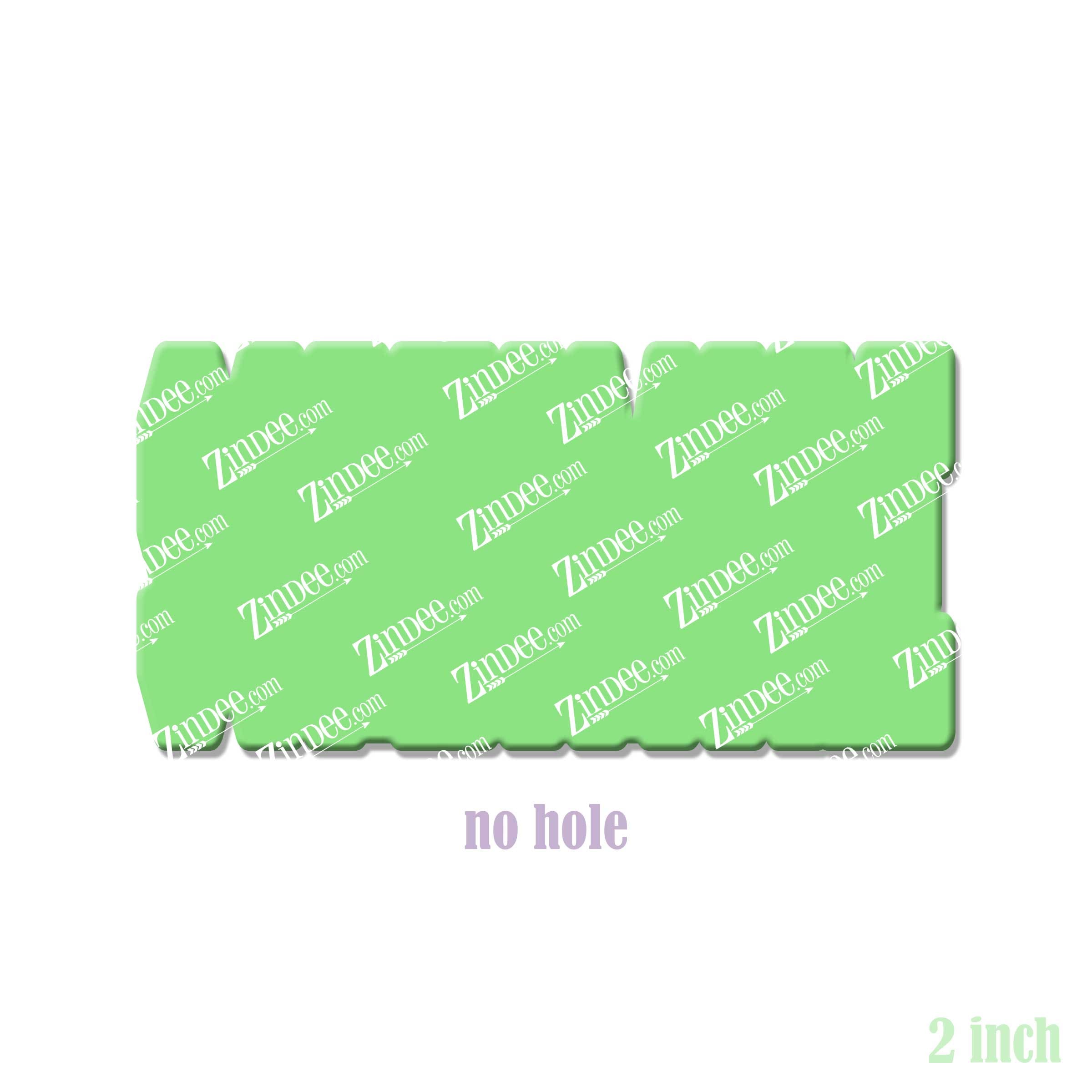 Sophomore (word) acrylic blank (2 inch) NO HOLE (5 piece minimum)