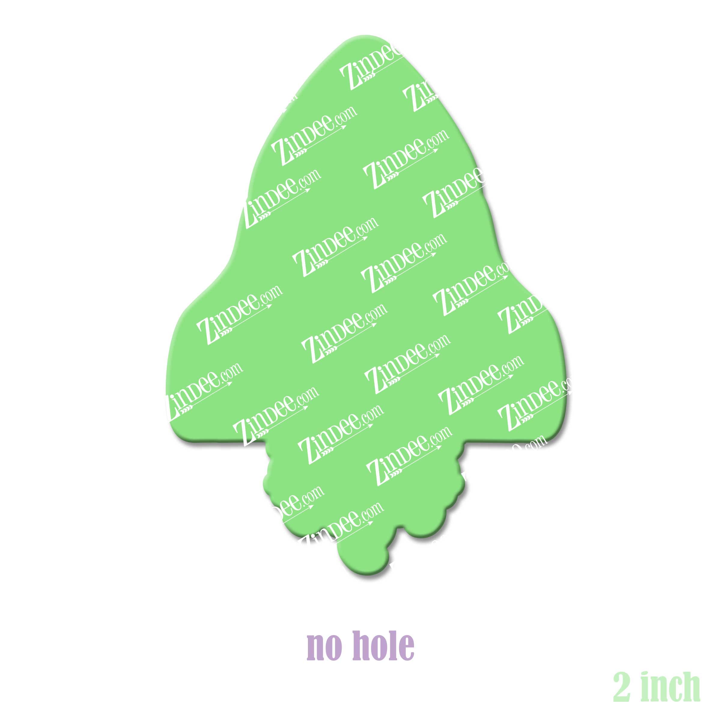 Alternative view of Space Shuttle Acrylic Blank- Sticker- UV DTF (2 inch) NO HOLE