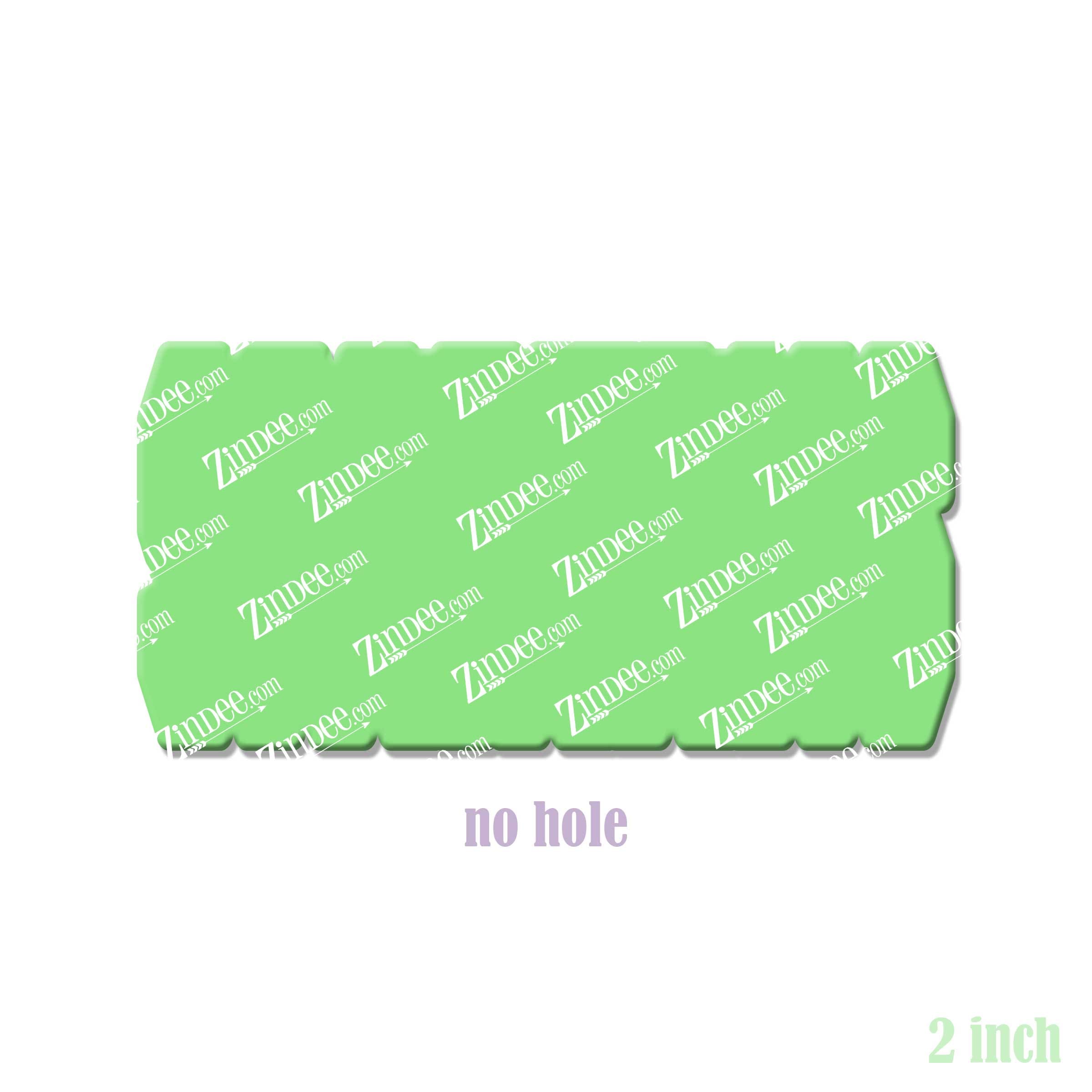 Spartans (word) acrylic blank (2 inch) NO HOLE (5 piece minimum)