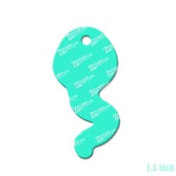 Alternative view of Sperm Acrylic Blank- Sticker- UV DTF (1.5 inch)