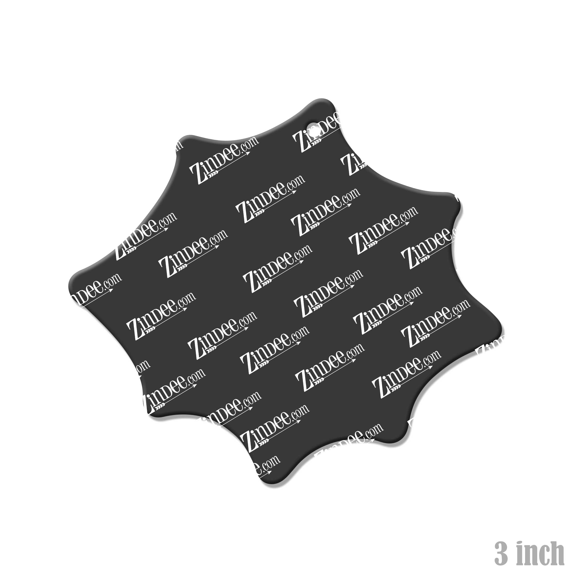 Alternative view of Spiderweb Acrylic Blank- Sticker- UV DTF (3 inch)