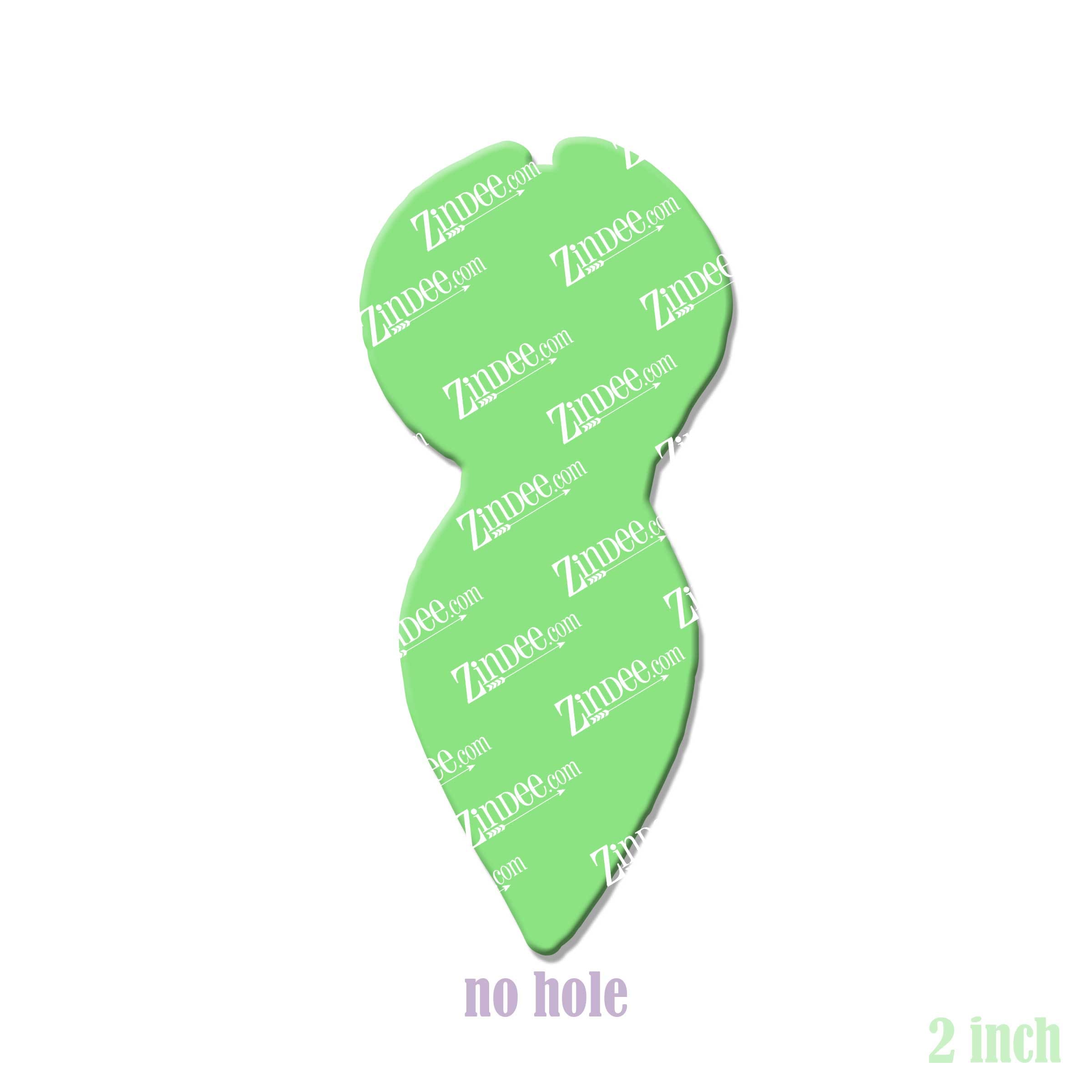 Spiral Goddess acrylic blank (2 inch) NO HOLE (5 piece minimum)