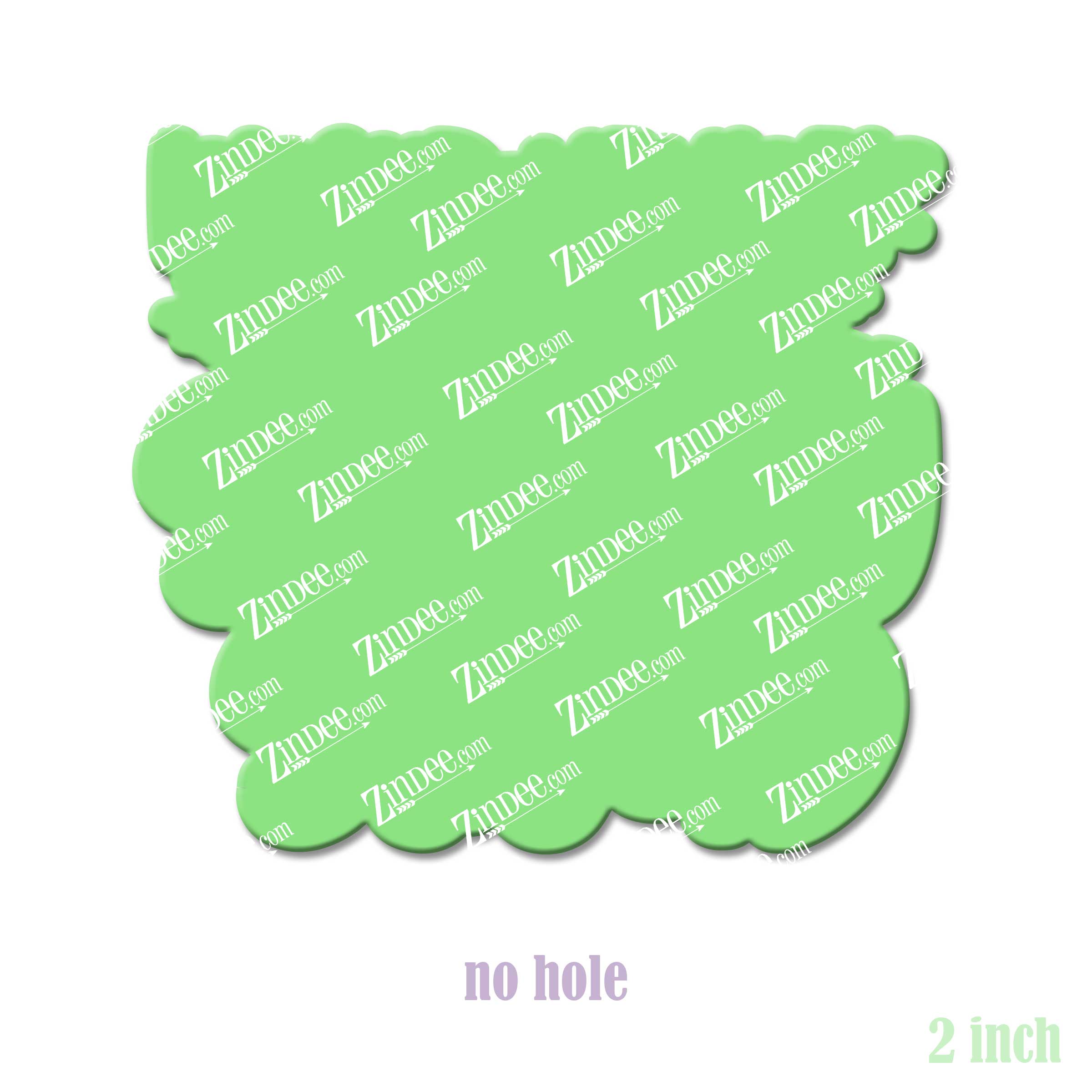 Alternative view of Spooky Squad Acrylic Blank- Sticker- UV DTF (2 inch) NO HOLE