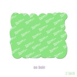 Alternative view of Spooky Vibes – Acrylic Badge Reel Blank (2") No Hole | Optional Sticker or UV DTF