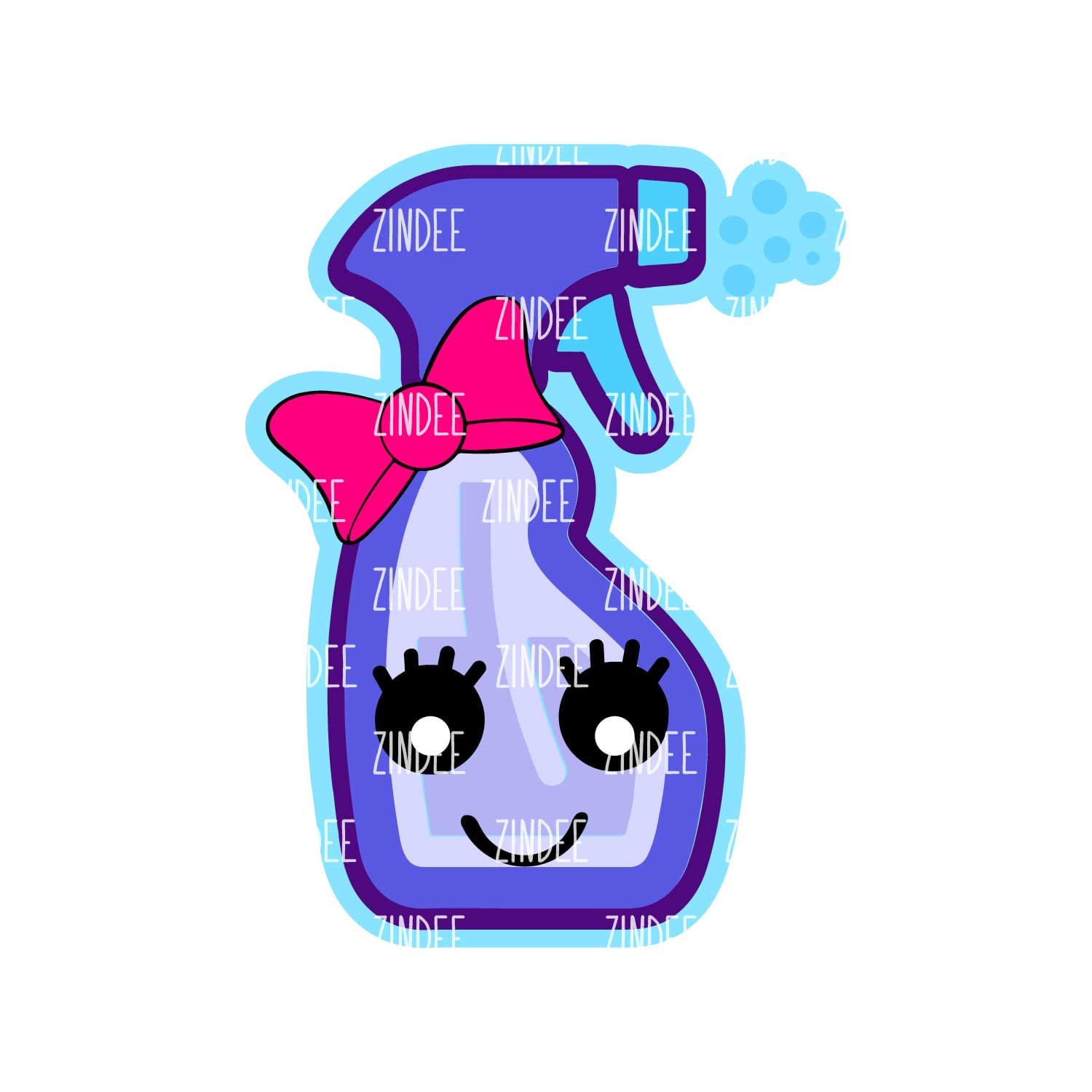 Alternative view of Spray Bottle acrylic blank (3 inch)