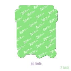 Alternative view of Square Pill Bottle – Acrylic Badge Reel Blank (2") No Hole | Optional Sticker or UV DTF