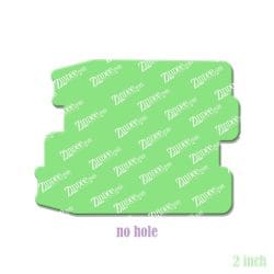Stacked Books – Acrylic Badge Reel Blank (2") No Hole | Optional Sticker or UV DTF - Image 2