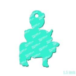 Alternative view of Stacked Farm Animals Acrylic Blank- Sticker- UV DTF (1.5 inch)