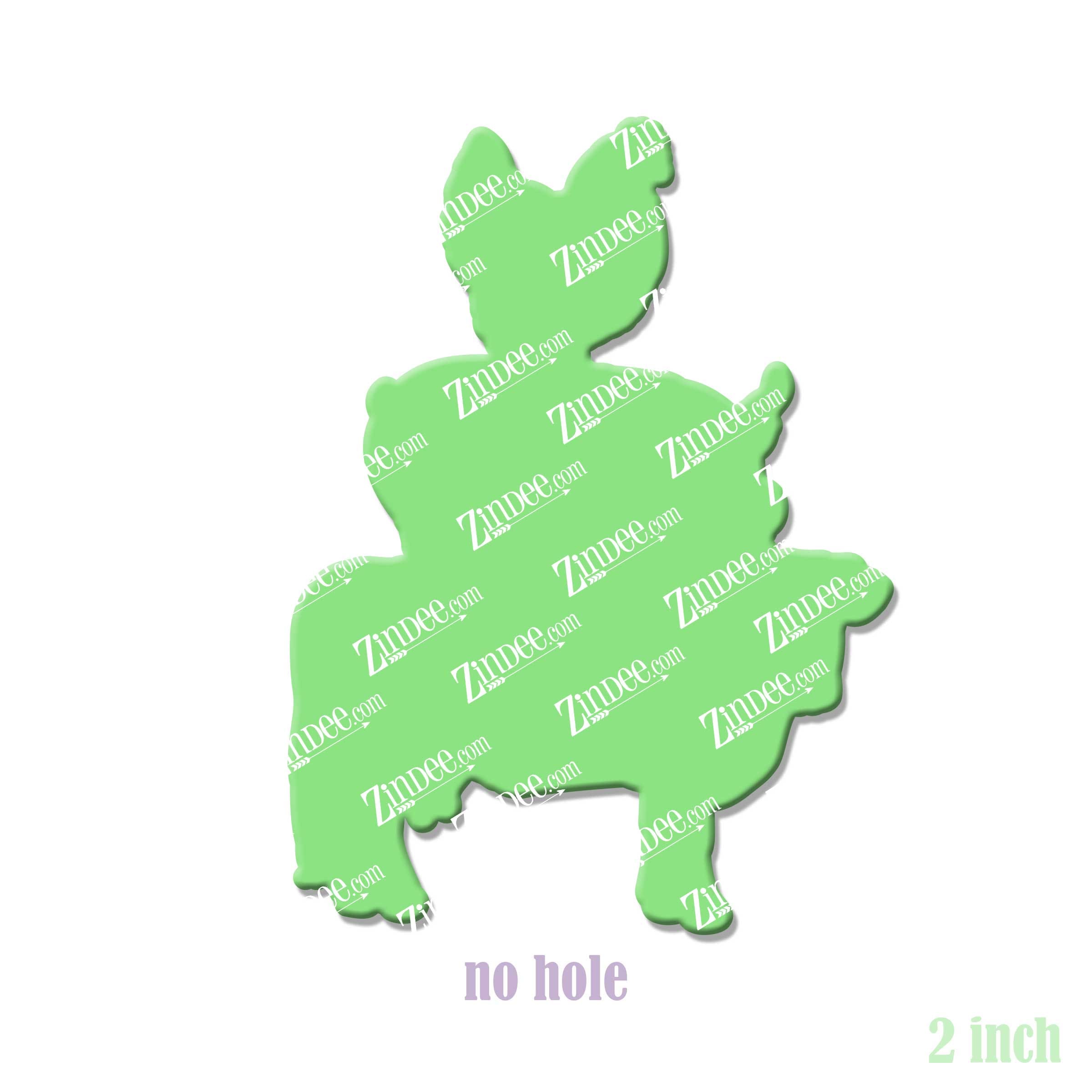 Alternative view of Stacked Farm Animals Acrylic Blank- Sticker- UV DTF (2 inch) NO HOLE