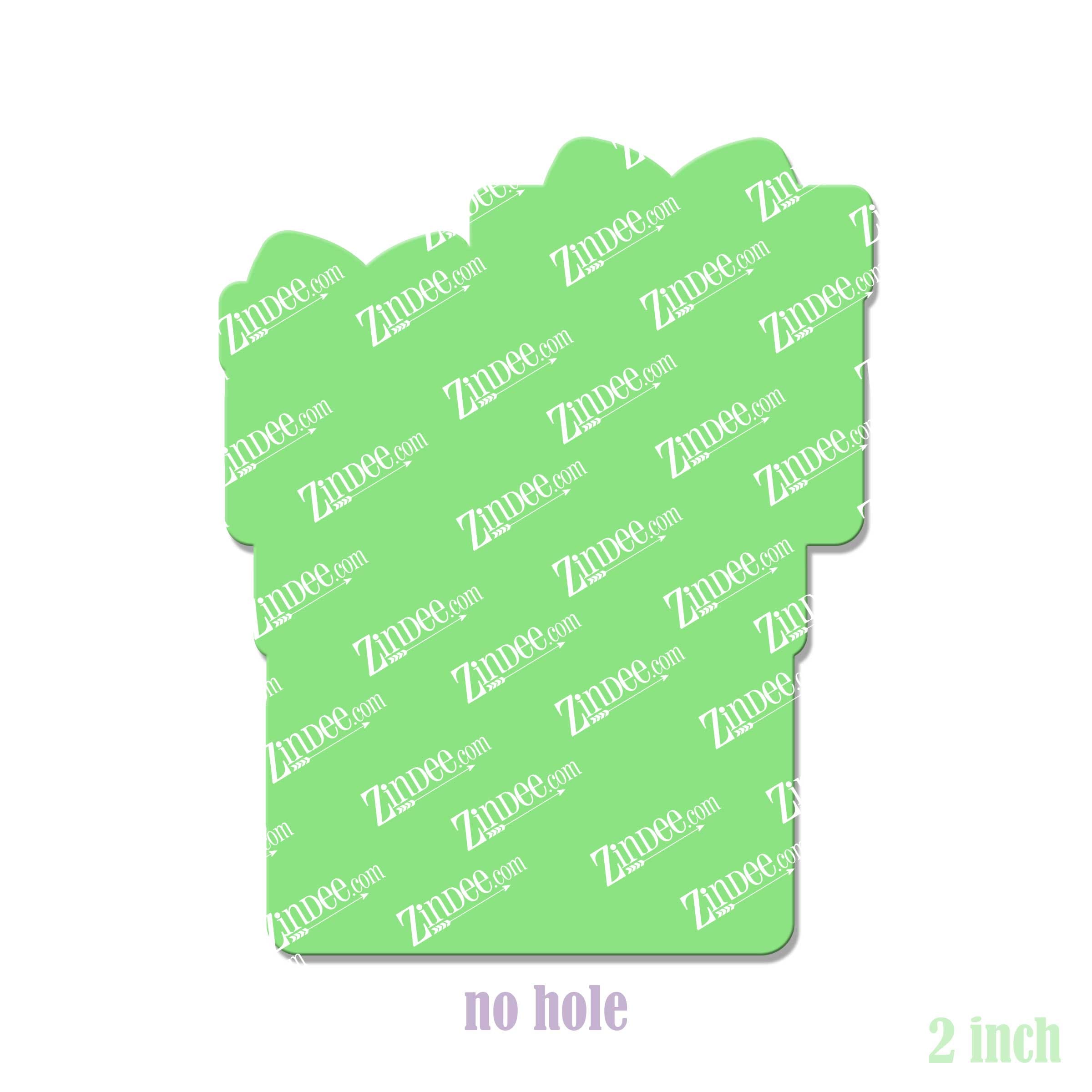 Alternative view of Stacked Presents Acrylic Blank- Sticker- UV DTF (2 inch) NO HOLE