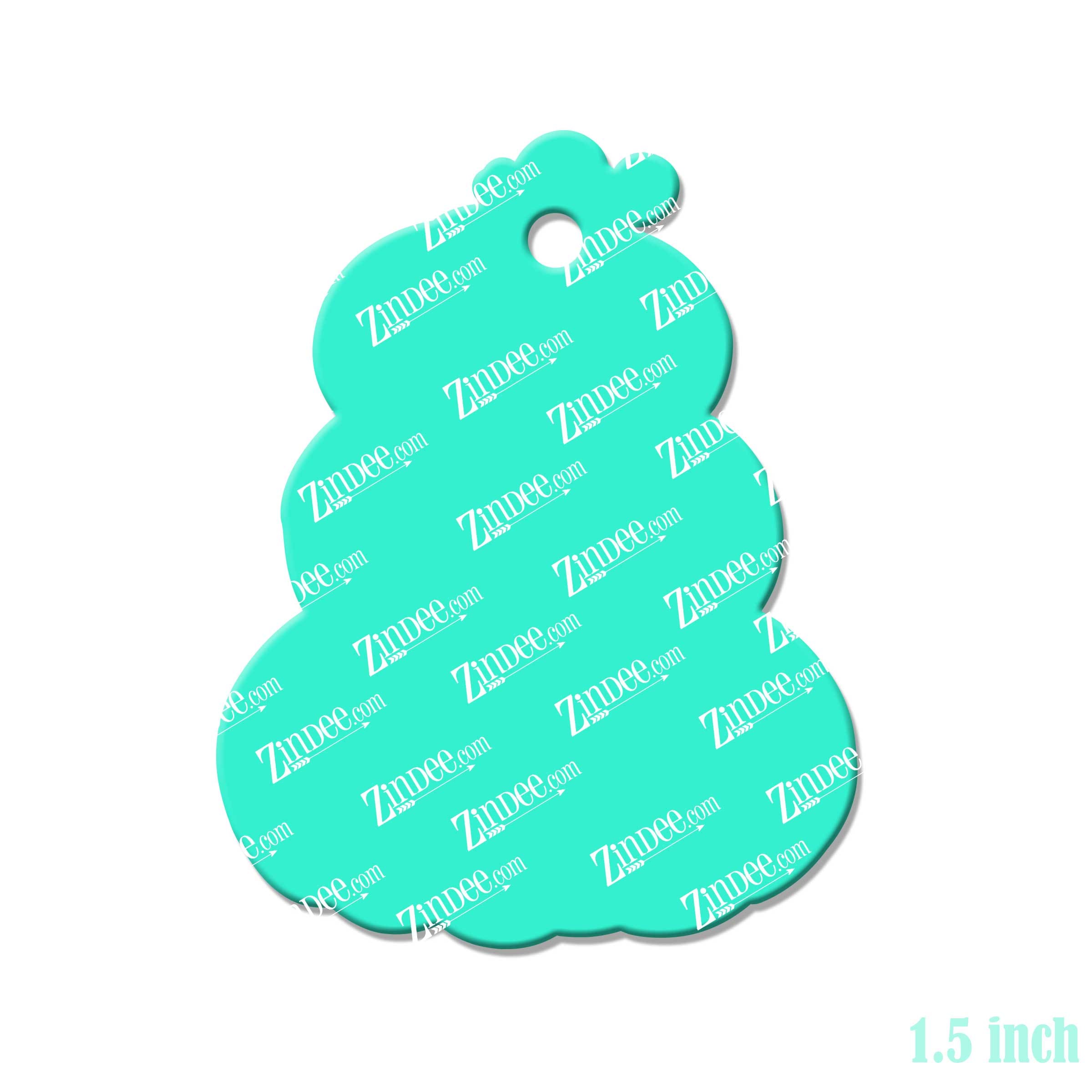 Stacked Pumpkins Acrylic Blank- Sticker- UV DTF (1.5 inch) - Image 2