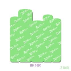 Alternative view of Standing Books – Acrylic Badge Reel Blank (2") No Hole | Optional Sticker or UV DTF