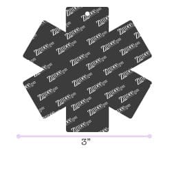 Alternative view of Star of Life – Acrylic Keychain Blank (3") | Optional Sticker or UV DTF