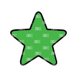 Star 2 inch (lightweight acrylic) NO HOLE - Image 2