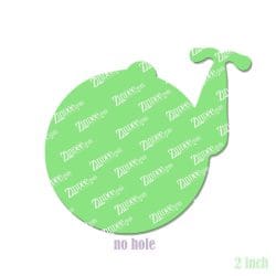 Alternative view of Stethoscope Circle – Acrylic Badge Reel Blank (2") No Hole | Optional Sticker or UV DTF