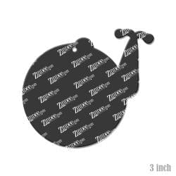 Alternative view of Stethoscope Circle Acrylic Blank- Sticker- UV DTF (3 inch)