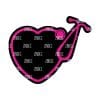 Stethoscope Heart Acrylic Blank- Sticker- UV DTF (1.5 inch)
