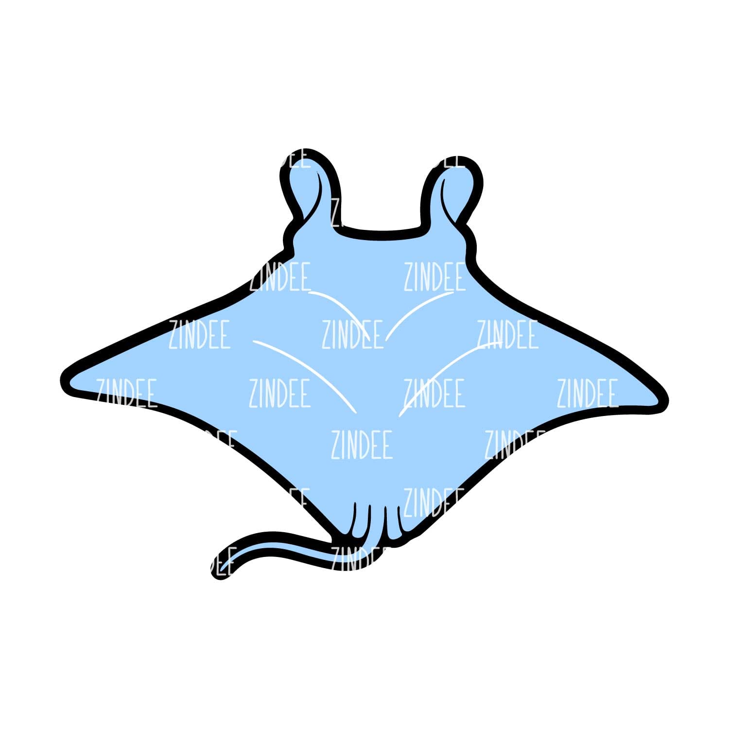 Alternative view of Stingray acrylic blank (3 inch)