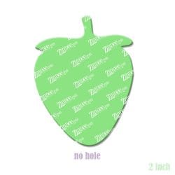 Alternative view of Strawberry – Acrylic Badge Reel Blank (2") No Hole | Optional Sticker or UV DTF