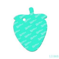 Alternative view of Strawberry Acrylic Blank- Sticker- UV DTF (1.5 inch)