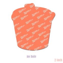 Suction Canister 2 inch (lightweight acrylic) NO HOLE