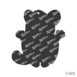 Alternative view of Sugar Glider – Acrylic Keychain Blank (3") | Optional Sticker or UV DTF