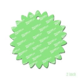 Alternative view of Sunflower – Acrylic Keychain Blank (2") | Optional Sticker or UV DTF