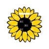 Sunflower Luggage Tag Acrylic Blank- Sticker- UV DTF (3 inch)