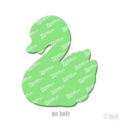 Swan acrylic blank (2 inch) NO HOLE