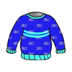 Sweater – Acrylic Keychain Blank (2") | Optional Sticker or UV DTF