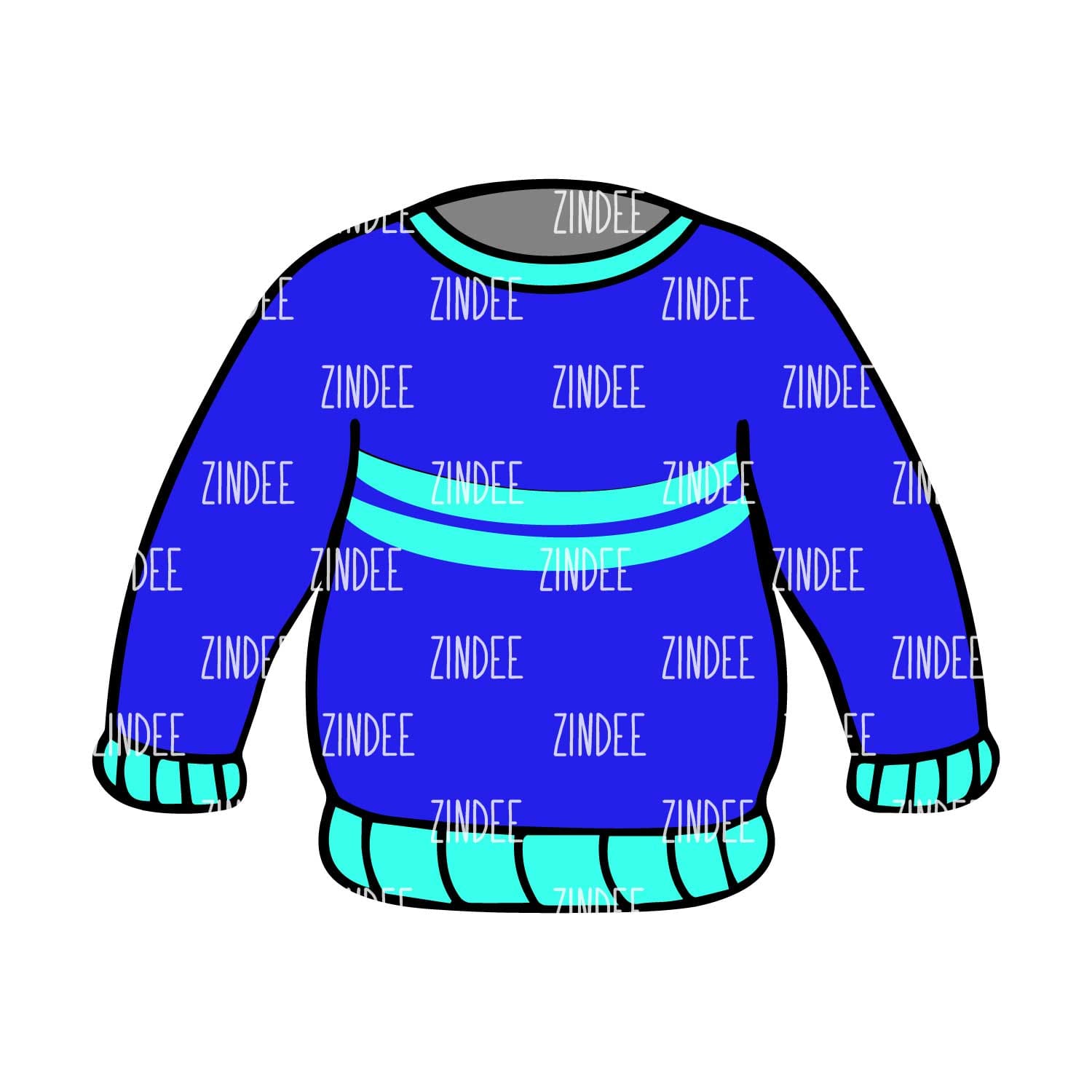 Sweater Acrylic Blank- Sticker- UV DTF (2 inch)