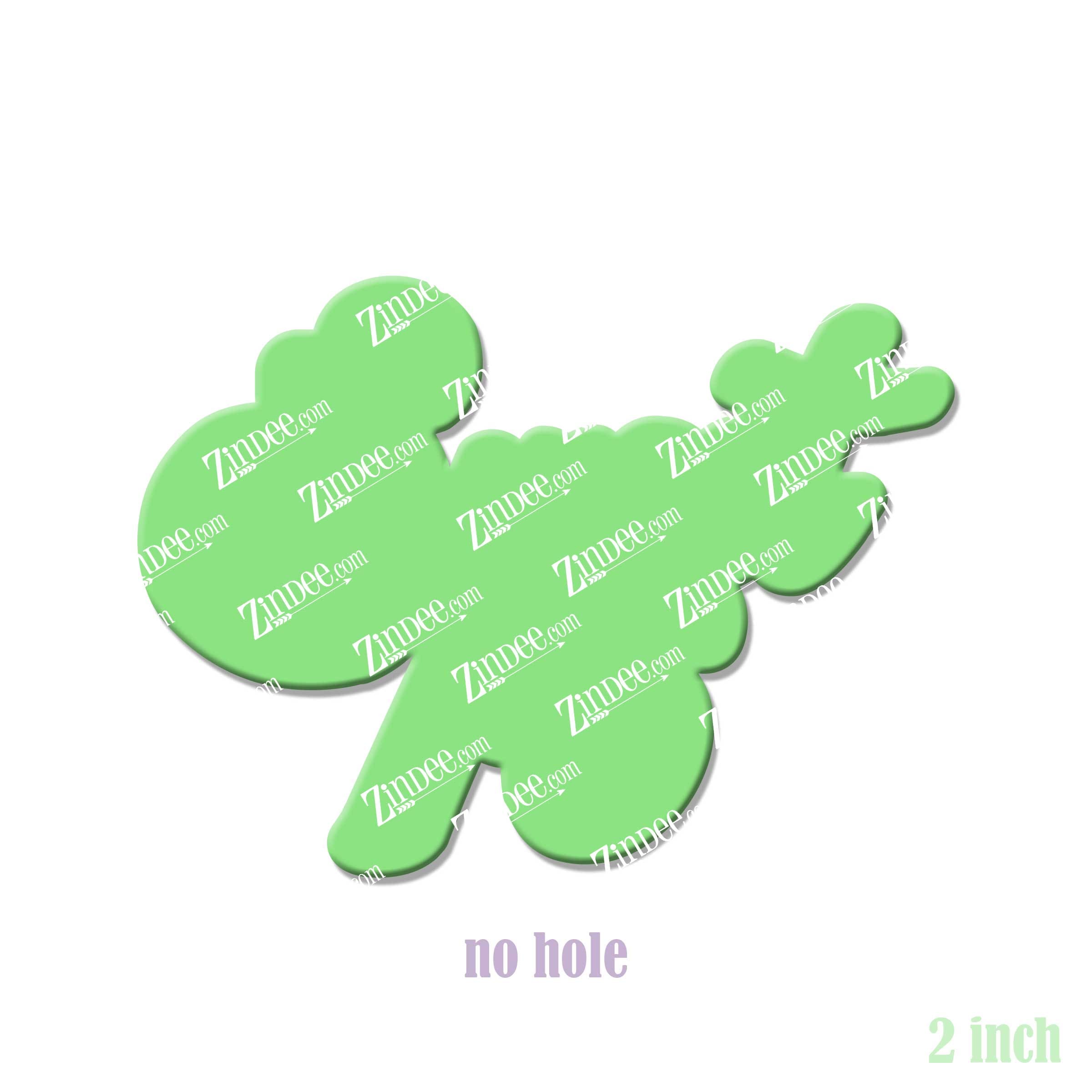 Sweet 16 acrylic blank (2 inch) NO HOLE (5 piece minimum)