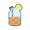 Sweet Tea Mason Jar – Acrylic Keychain Blank (3") | Optional Sticker or UV DTF