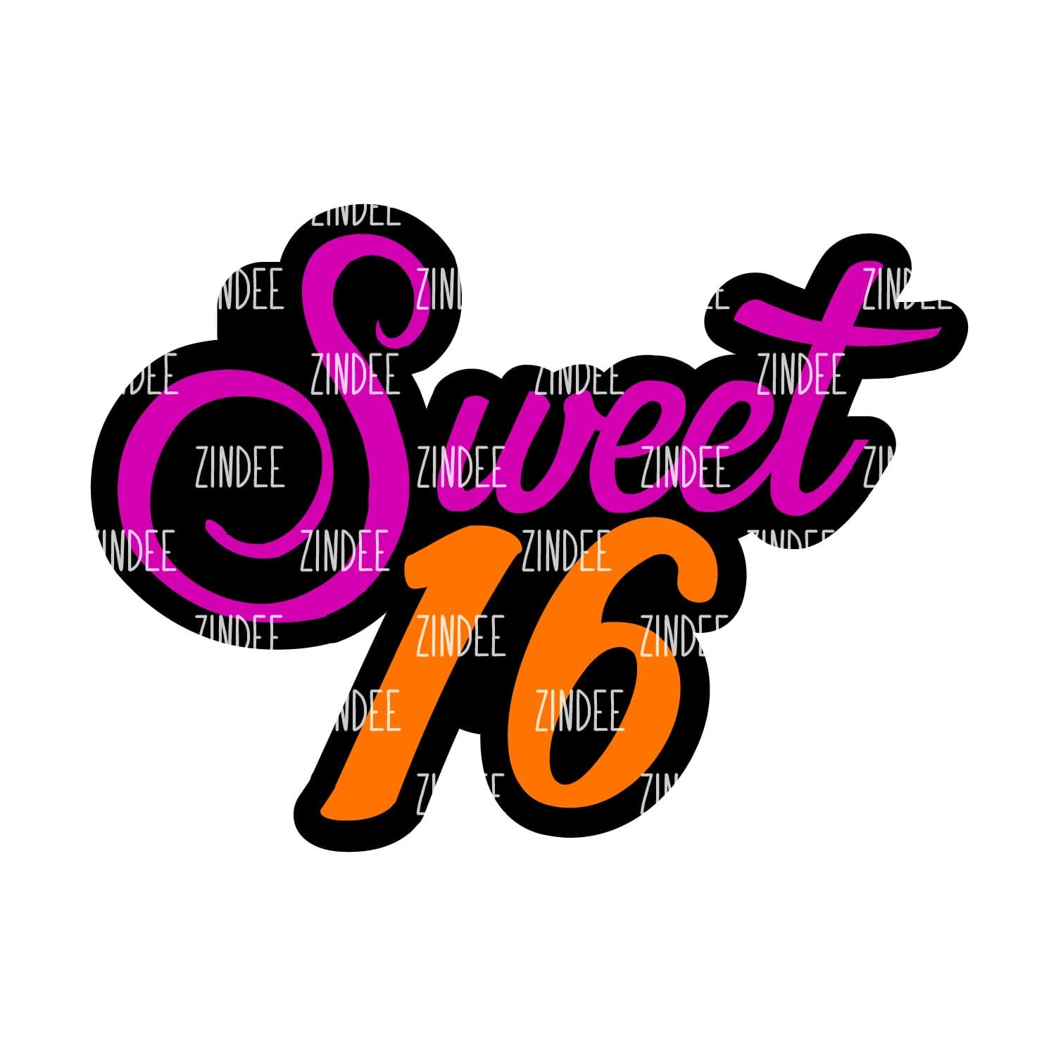 Alternative view of Sweet 16 acrylic blank (3 inch)