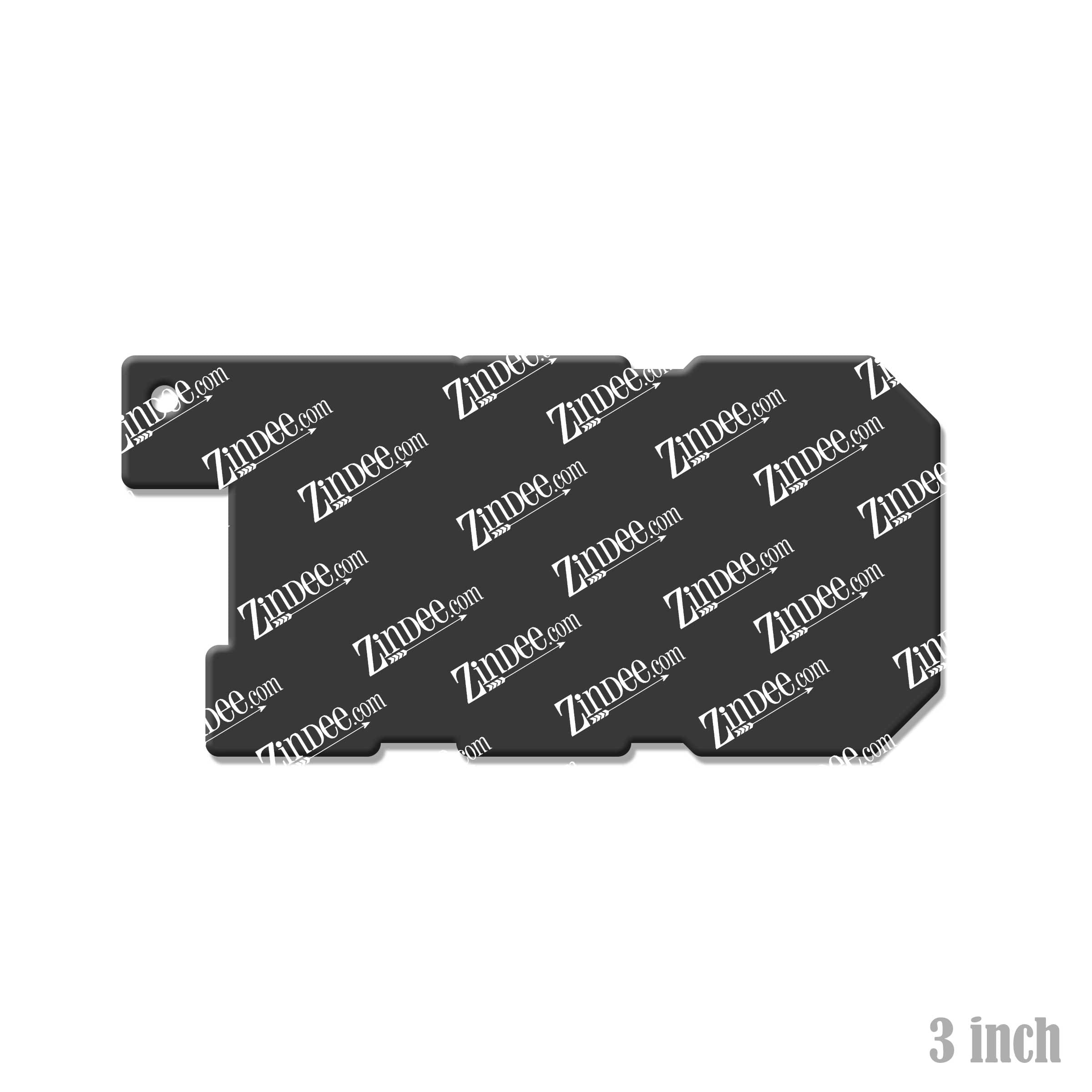 TIO acrylic blank (3 inch) (5 piece minimum)