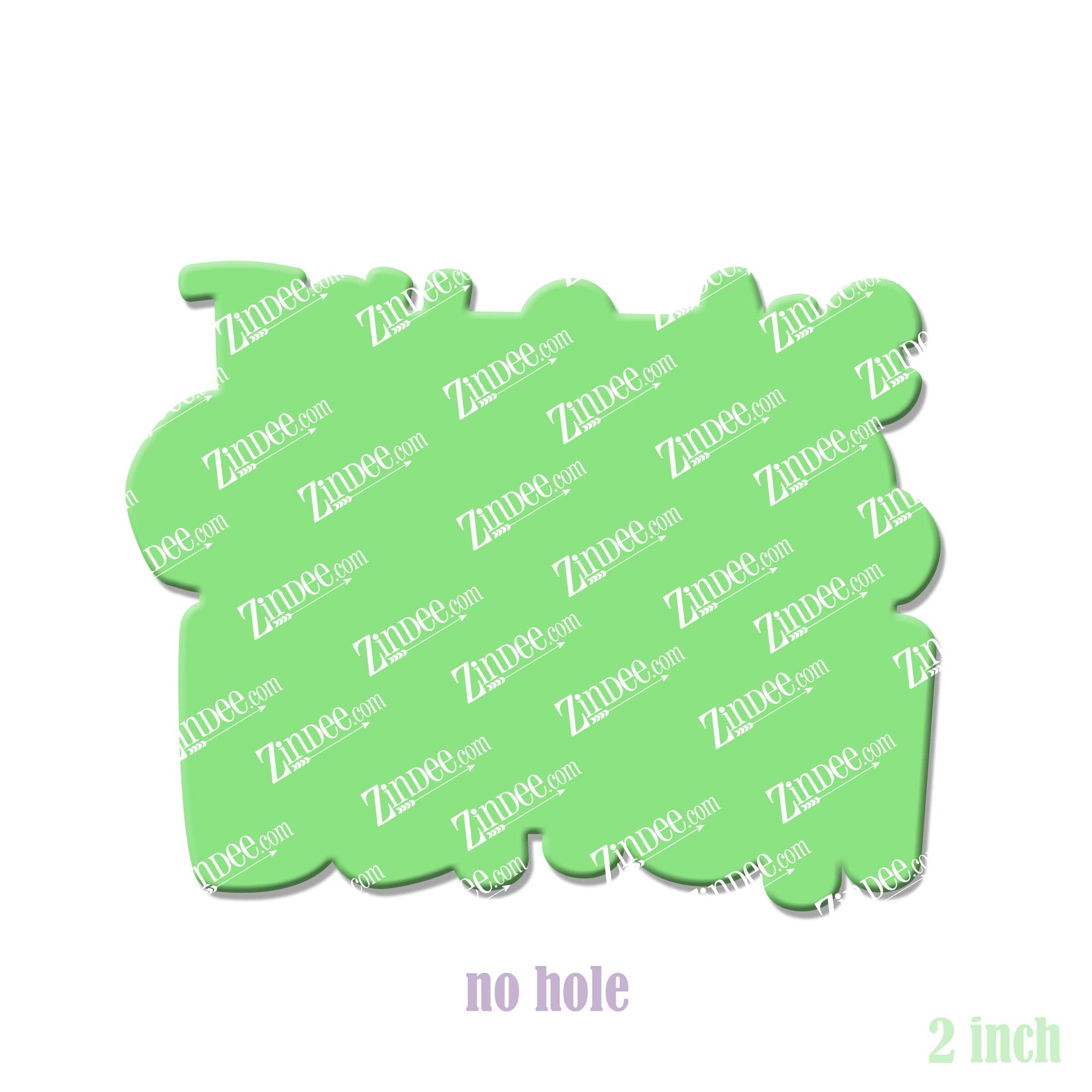 Alternative view of Take Me to the Beach Acrylic Blank- Sticker- UV DTF (2 inch) NO HOLE