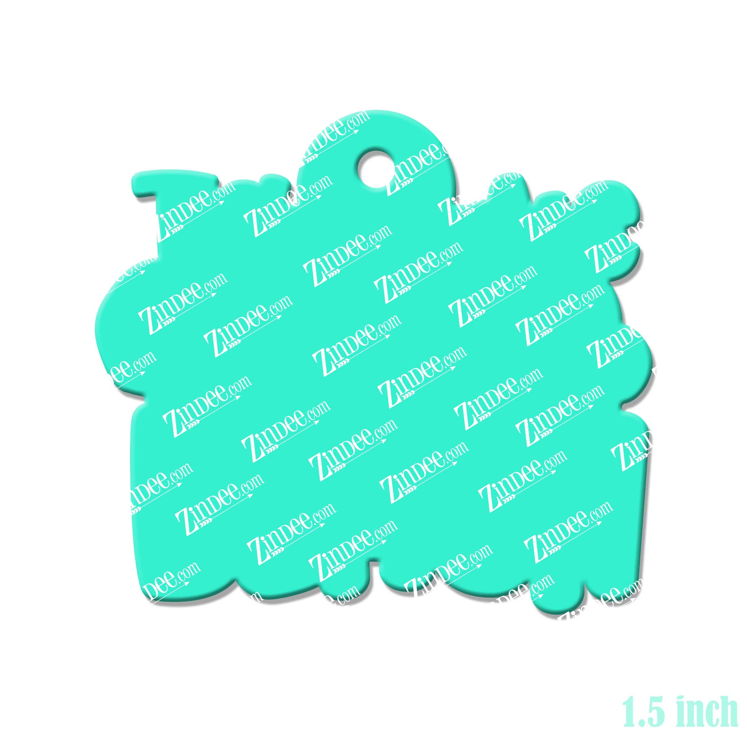 Take Me to the Beach Acrylic Blank- Sticker- UV DTF (1.5 inch) - Image 2