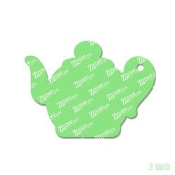 Alternative view of Teapot – Acrylic Keychain Blank (2") | Optional Sticker or UV DTF