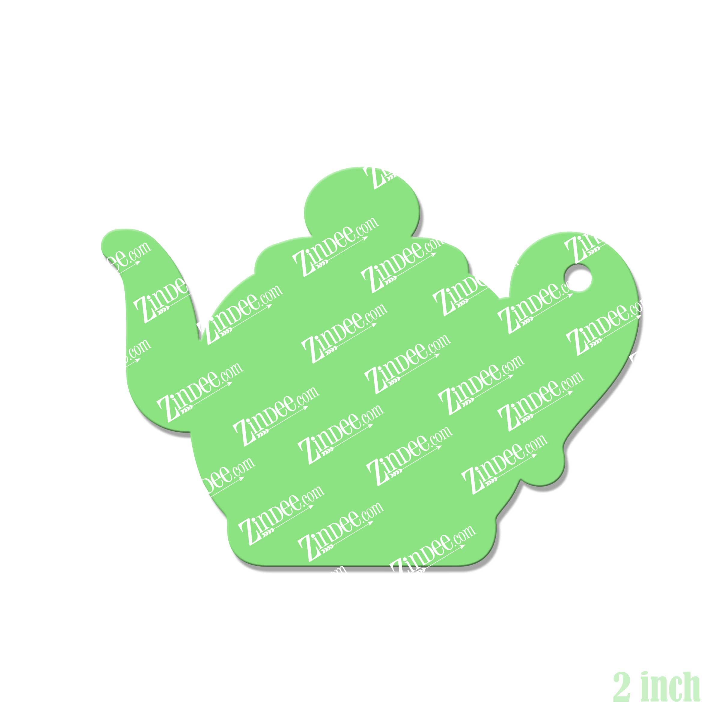 Teapot Acrylic Blank- Sticker- UV DTF (2 inch) - Image 2