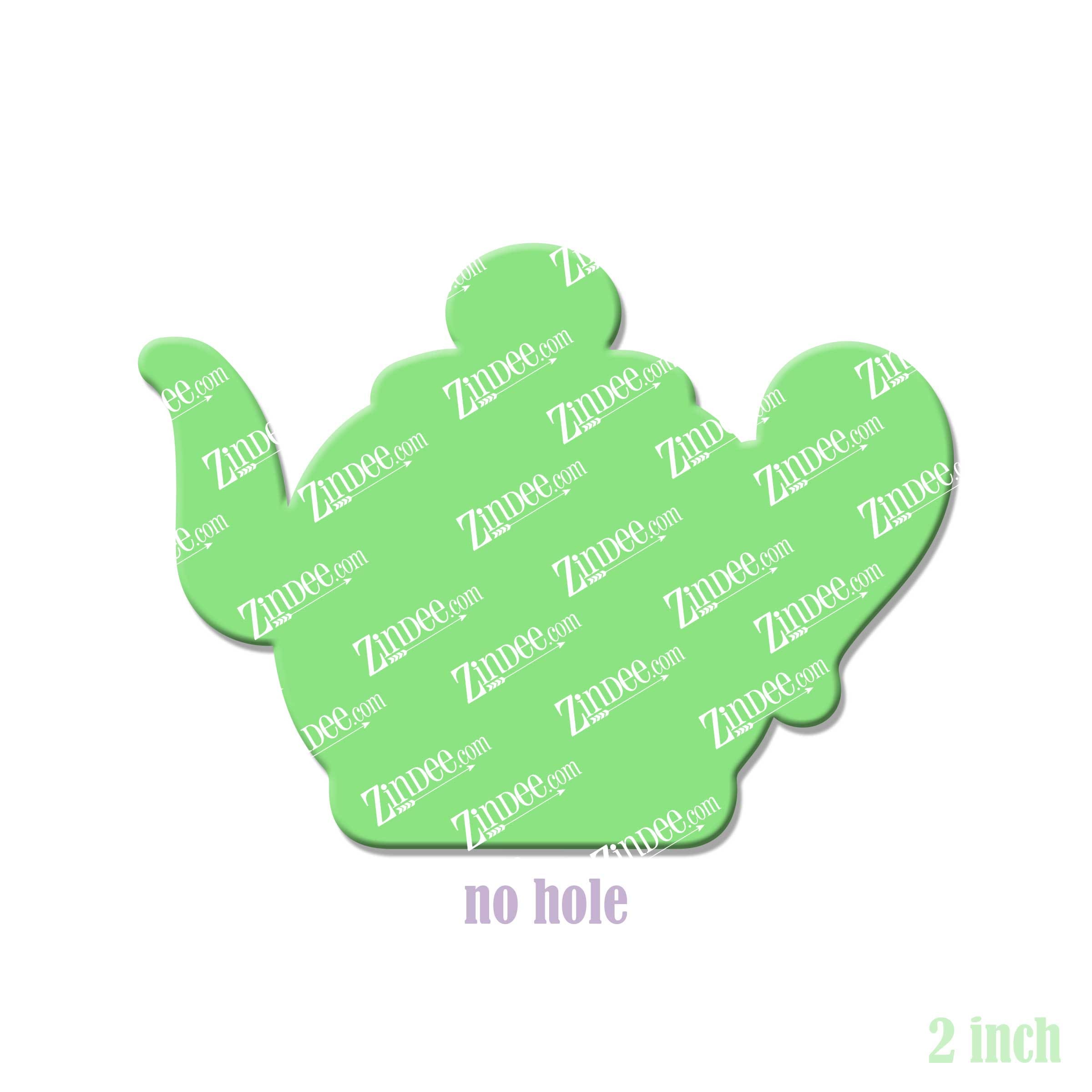 Alternative view of Teapot Acrylic Blank- Sticker- UV DTF (2 inch) NO HOLE