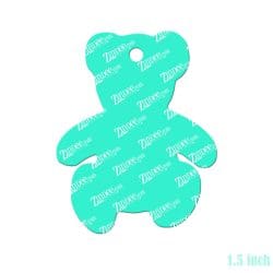 Alternative view of Teddy Bear Acrylic Blank- Sticker- UV DTF (1.5 inch)