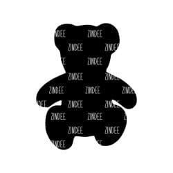 Teddy Bear – Acrylic Badge Reel Blank (2") No Hole | Optional Sticker or UV DTF