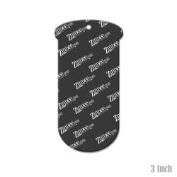 Alternative view of Test Tube – Acrylic Keychain Blank (3") | Optional Sticker or UV DTF