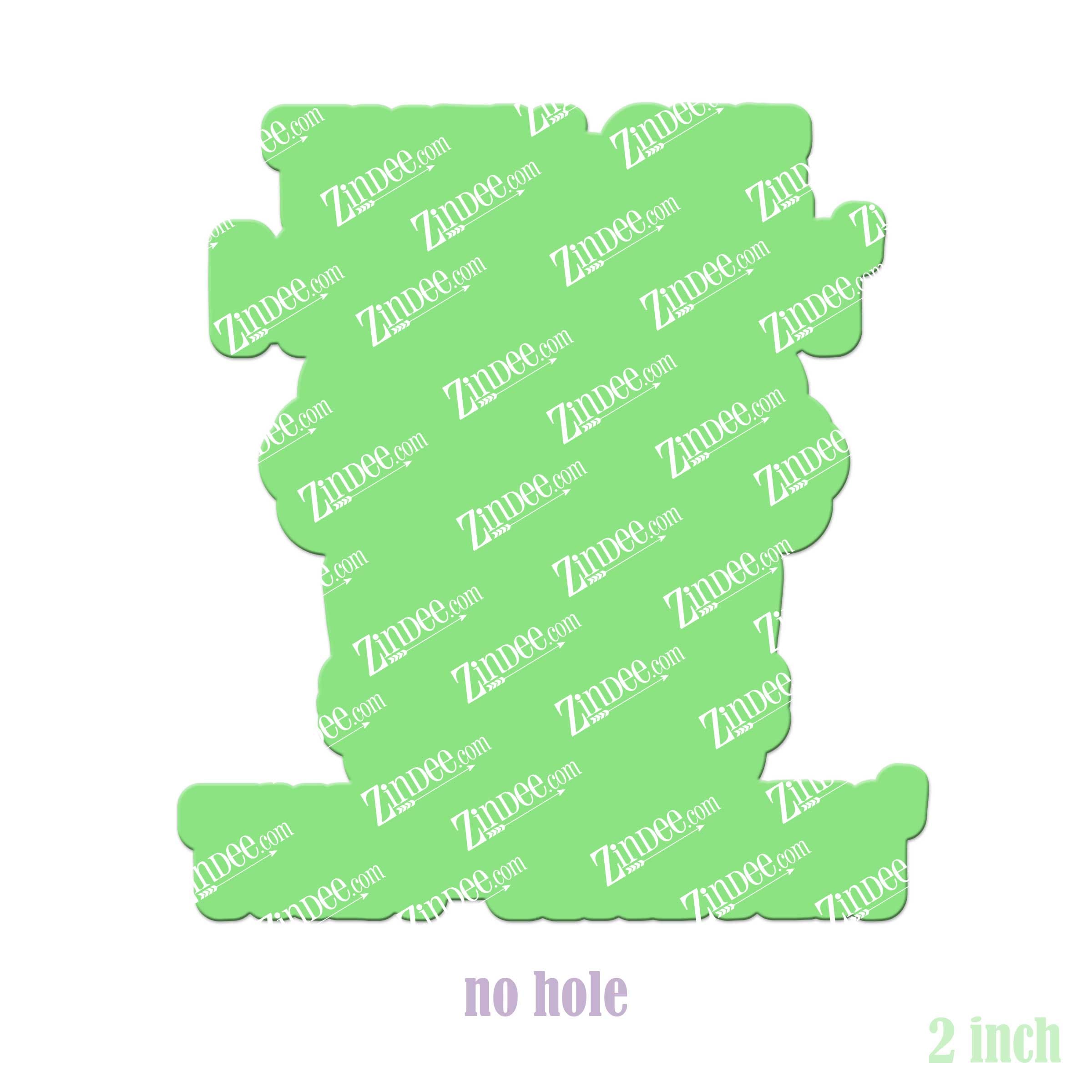 Alternative view of They See Me Rollin Acrylic Blank- Sticker- UV DTF (2 inch) NO HOLE