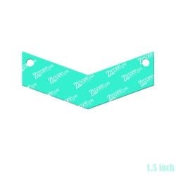 Alternative view of Thin Chevron Acrylic Blank- Sticker- UV DTF (1.5 inch) (2 holes)