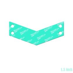 Alternative view of Thin Chevron Acrylic Blank- Sticker- UV DTF (1.5 inch) (4 holes)