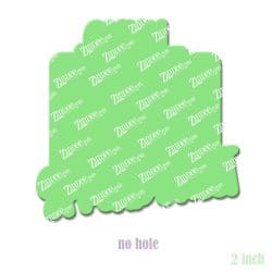 Alternative view of This Calls for a Spreadsheet – Acrylic Badge Reel Blank (2") No Hole | Optional Sticker or UV DTF